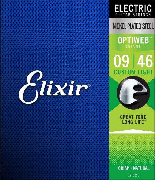 Elixir 19027 OPTIWEB E-Gitarre 009-046 Custom Light