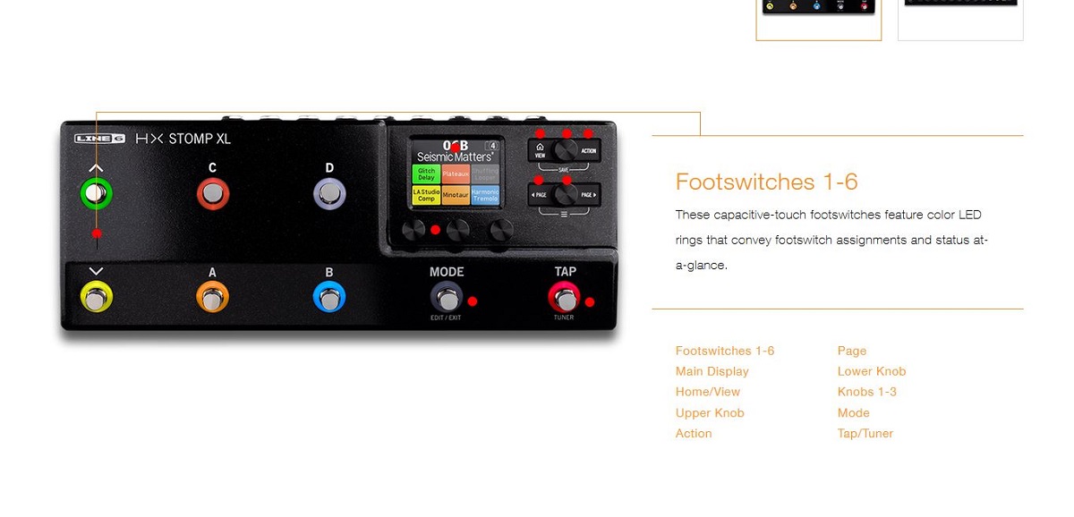 Line 6 HX Stomp XL, Schwarz : Amazon.de: Musikinstrumente & DJ-Equipment