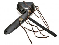 Bourbon Strap Guitar Blues Black