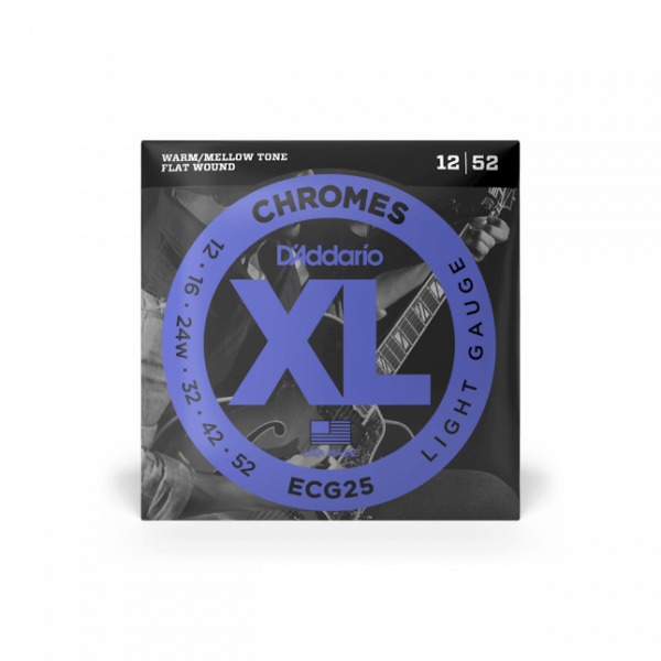 D'Addario ECG25 Chromes Light 12-52