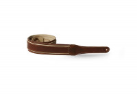 Taylor Element Strap, Brown/Cream Leather, 2.5"