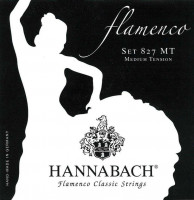 Hannabach 827MT Satz Schwarz Flamenco
