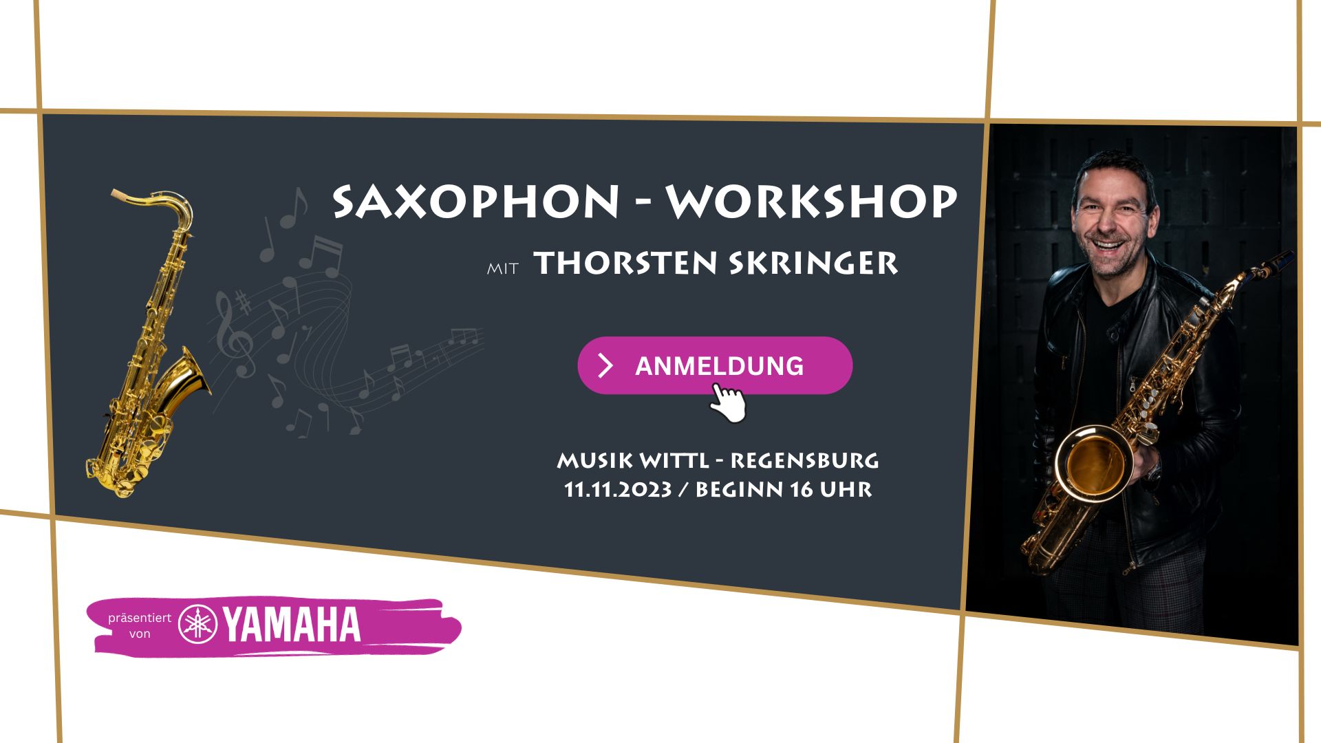 Thorsten Skringer - Saxophon Workshop | 11.11.2023