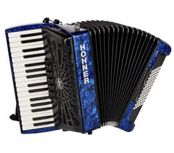 Hohner Bravo III 72 blau silent key