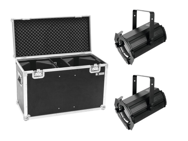 Eurolite Set 2x LED THA-100F MK2 Theater-Spot + Case