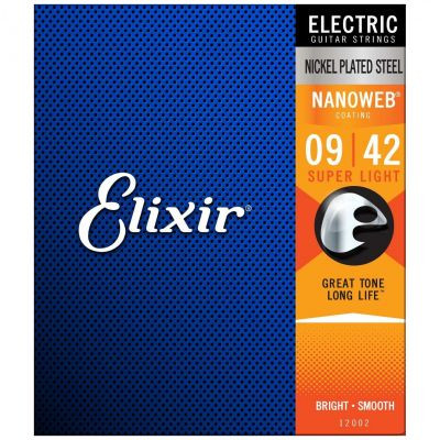 Elixir 12002 Nanoweb E-Gitarre 009-042 Super Light