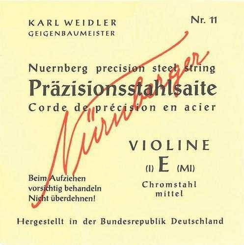 Nürnberger Präzision Violine Satz 1/2