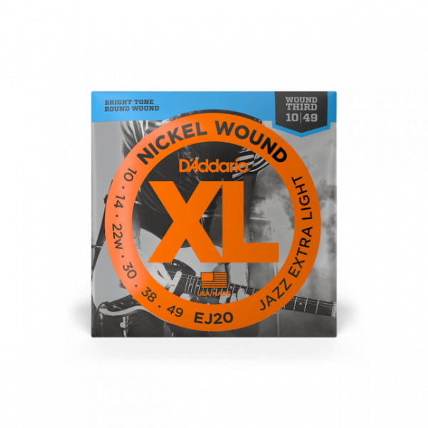 D'Addario EJ20 Jazz Extra Light 10-49