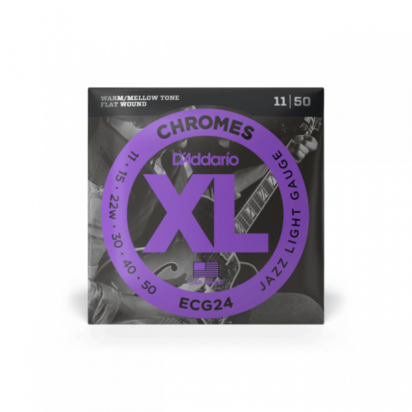 D'Addario ECG24 Chromes Jazz Light 11-50