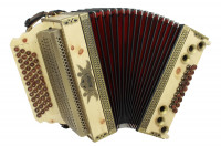 Müller Harmonika Zirbenland B Es As Des mit Exclusiv-Paket