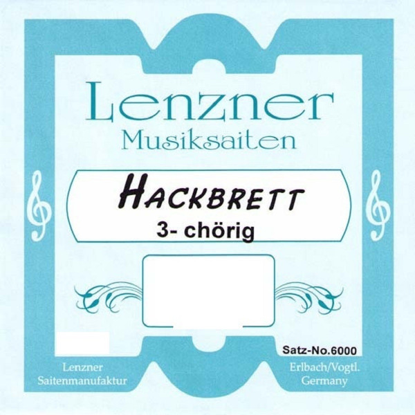 Lenzner Hackbrettsaite 25 d' Goldin umsponnen 3-chörig