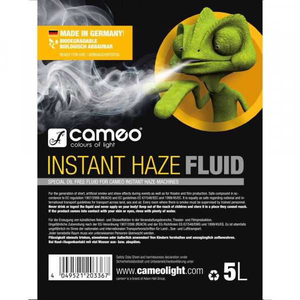 Cameo Instant Haze Nebelfluid 5L