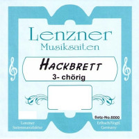 Lenzner Hackbrettsaite 25 d' versilbert umsponnen 3-chörig
