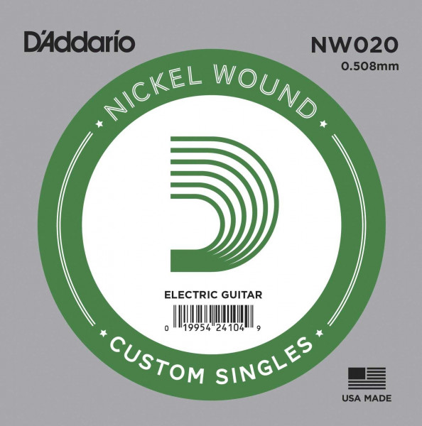 D'Addario NW020 XL Nickelwound Einzelsaite