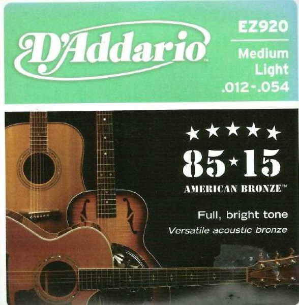 D'Addario EZ920 für Westerngitarre