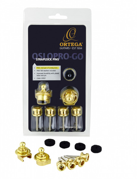 Ortega OSLOPRO-GO Strap Lock System Gold