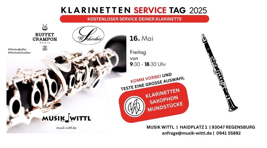 Klarinetten Service Tag | 16.05.2024