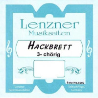 Lenzner Hackbrettsaite 22 f' Silberstahl blank 3-chörig