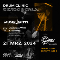 Ticket - Gergo Borlai Drum Clinic