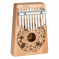 Sela Kalimba Mahagoni 10 Zungen Free Spirit