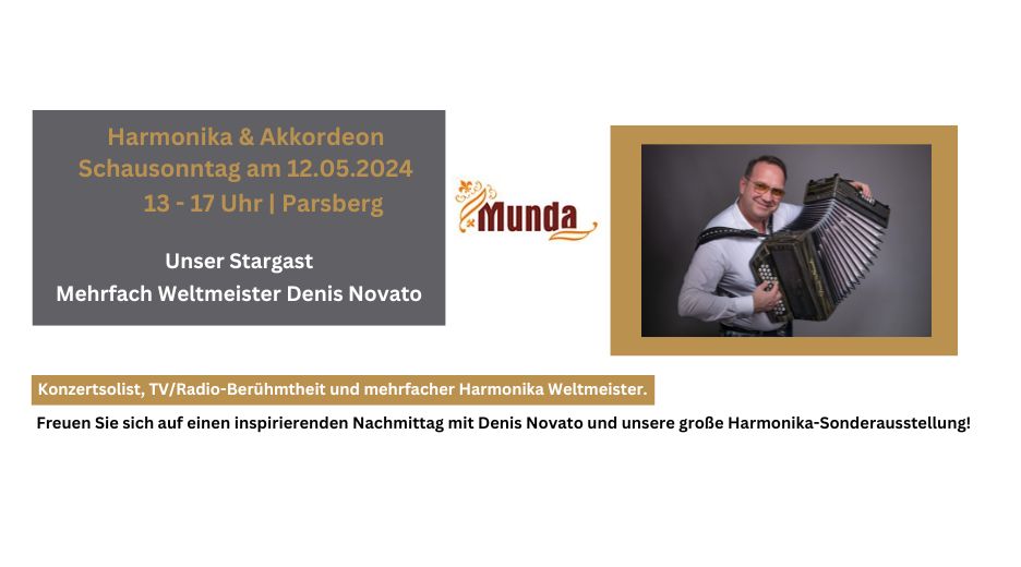 Denis Novato Harmonika Weltmeister | Parsberg 12.05.2024