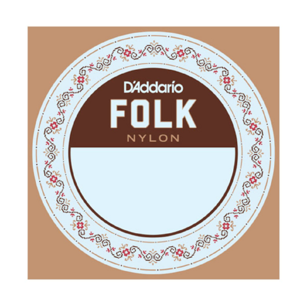 D'Addario BEB031W Folk Nylon Ball End Singles