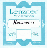 Lenzner Hackbrettsaite 24 dis' Silberstahl blank 3-chörig