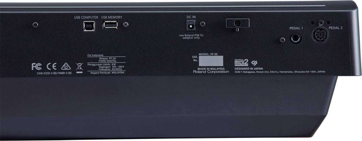 Roland FP 30 BK - leicht, kompakt und coole Funktionen