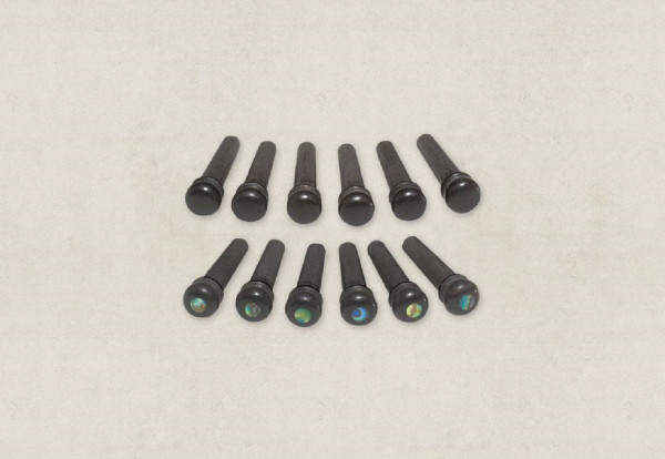 Sonstiges-zubehoer-gitarre-Taylor-Bridge-Pins-Ebony-with-Abalone-Inlay-1010760