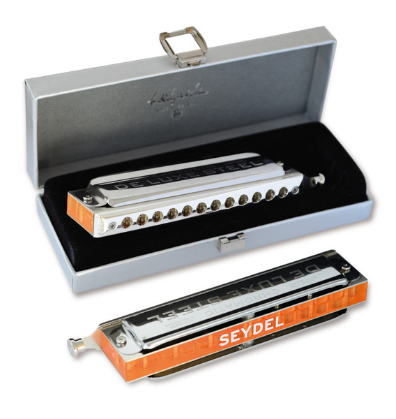 C.A. Seydel Söhne Chromatic De Luxe Steel C Mundharmonika